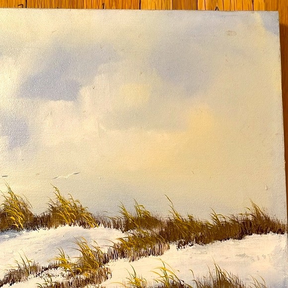 Seacoast Oil Painting on Canvas, 12x16 - Picture 10 of 13